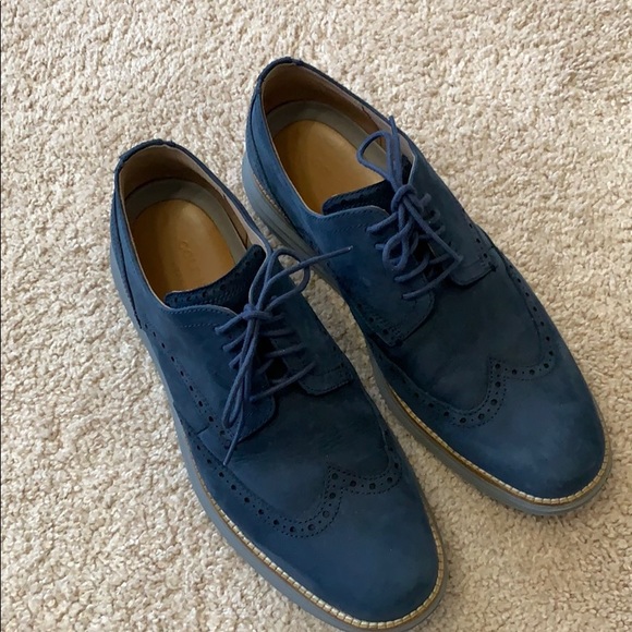 Cole Haan Original Grand Short Wingtip Oxford Shoe - Picture 2 of 6